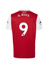 Arsenal Gabriel Jesus #9 Fotballdrakt Hjemme Klær 2022-23 Korte ermer